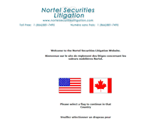 Tablet Screenshot of nortelsecuritieslitigation.com